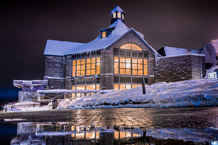Table Rock Centre Grand Hall in winter Table Rock Centre Grand Hall in winter